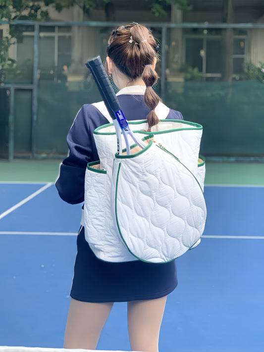 Head to Head Tennis Quilted Backpack Tote