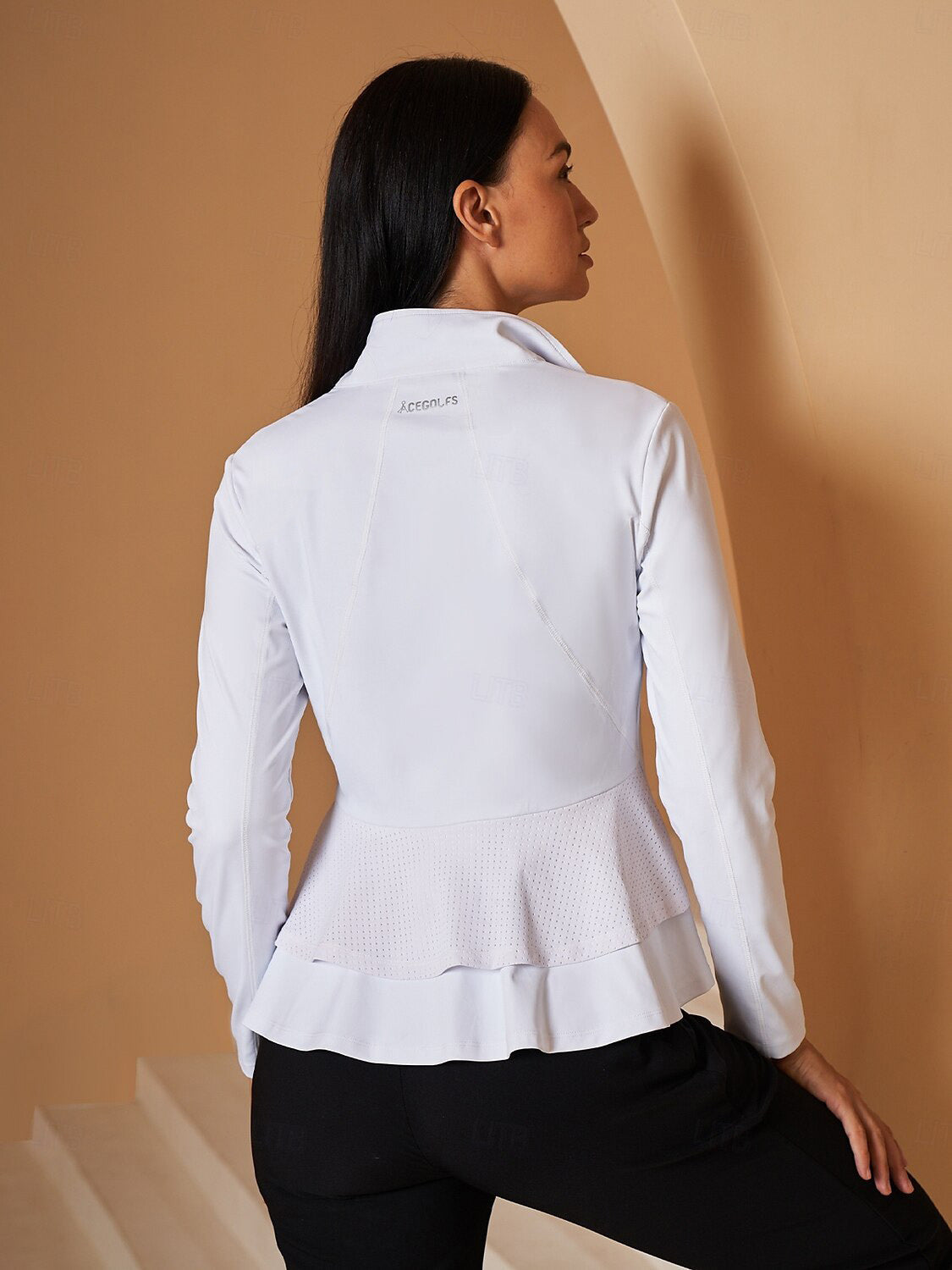 The Game Ruffle Tennis Jacket Sun Protection