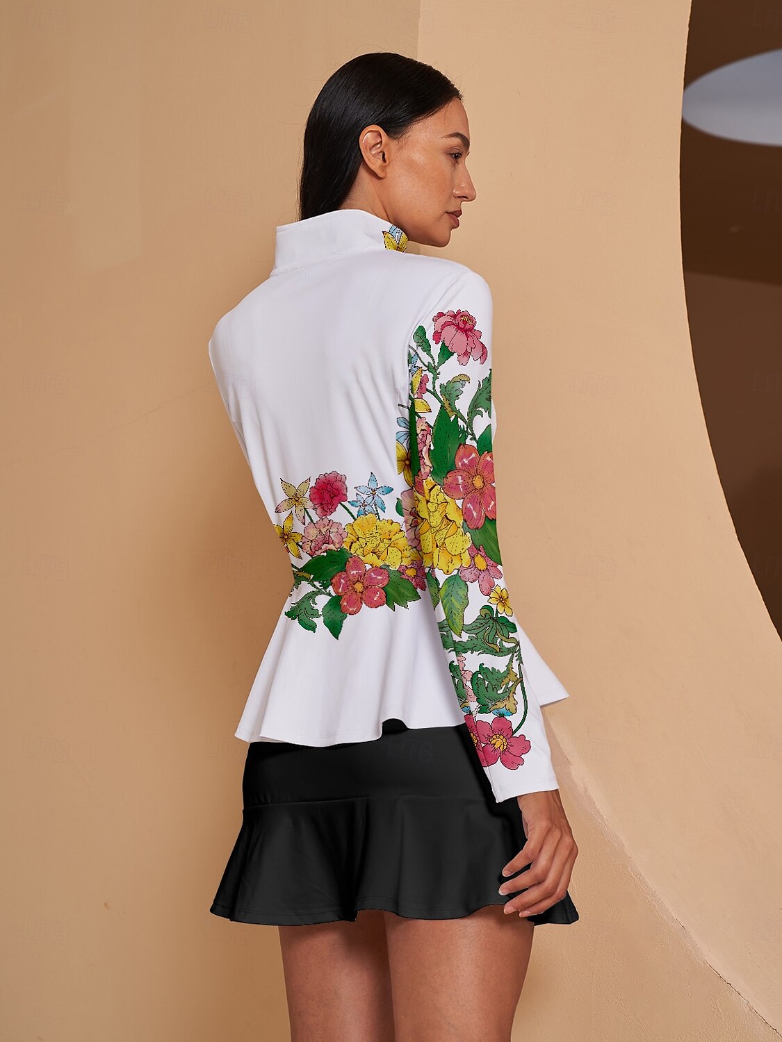 Botanic Locker Room Ruffle Tennis Jacket Sun Protection