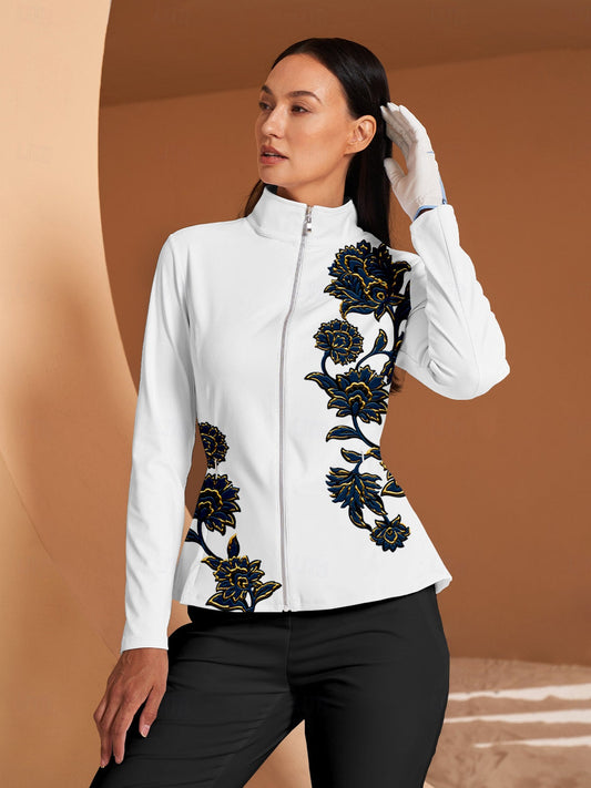 Botanic Locker Room Ruffle Tennis Jacket Sun Protection