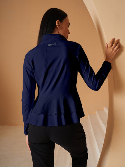 The Game Ruffle Tennis Jacket Sun Protection