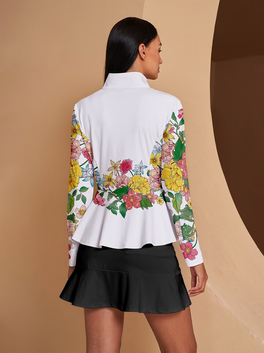 Botanic Locker Room Ruffle Tennis Jacket Sun Protection