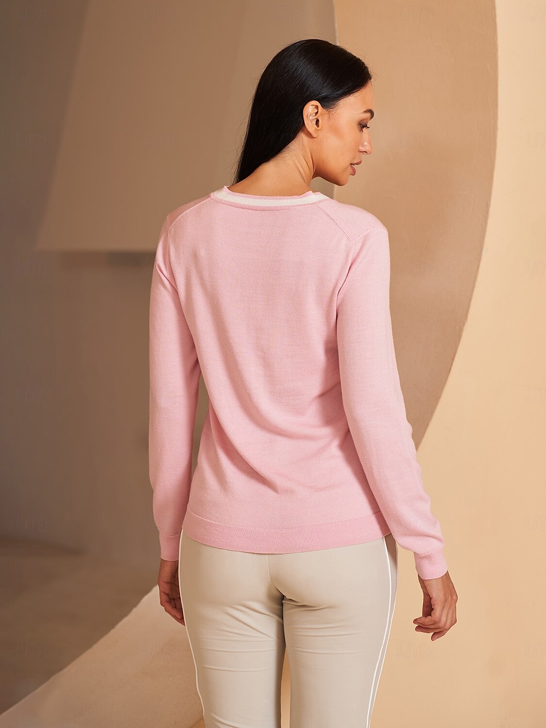 Diversity Merino Wool V Neck Sweater